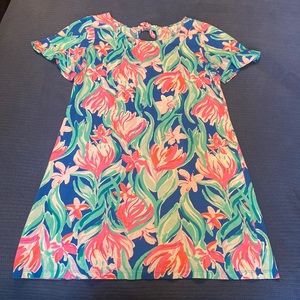 Lilly Pulitzer Pima Cotton flutter sleeve dress size XL